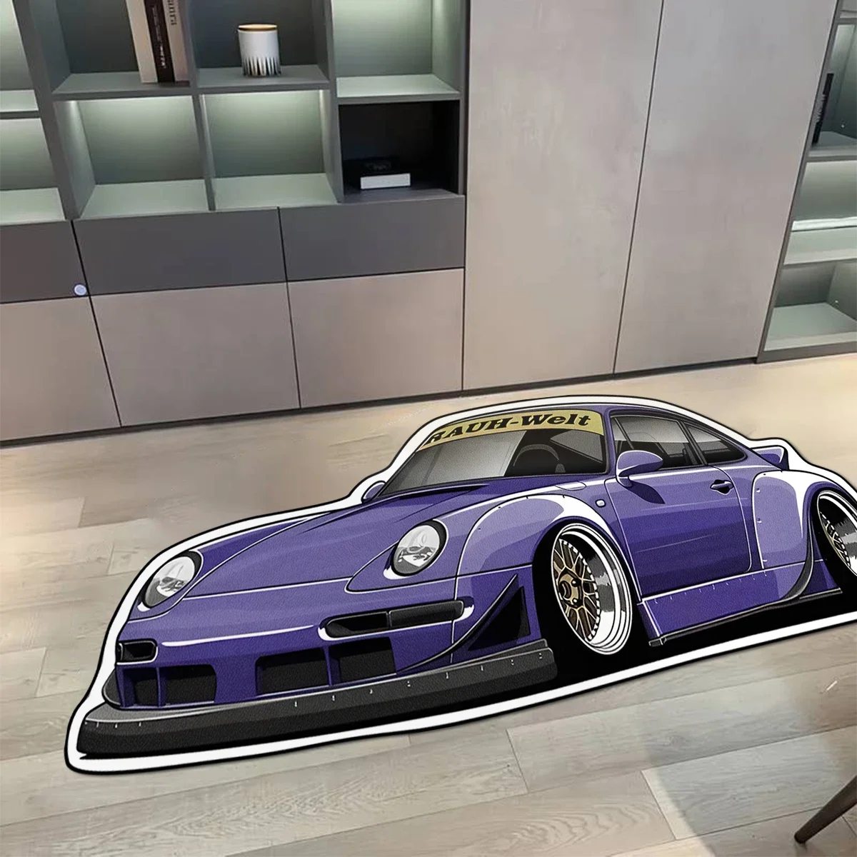 

Bedroom Carpet Non-slip Soft Comfortable Floor Mat Racing Cool Pattern Irregular Rug Sofa Living Room Home Decoration Mats 침실 카펫