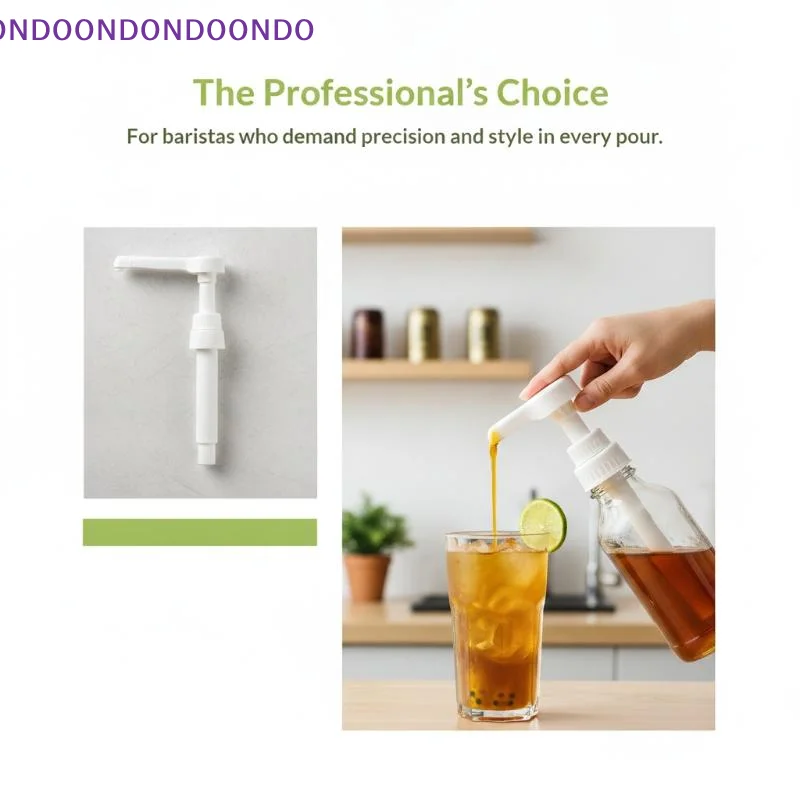 1Pcs Sauce Pressure Nozzle Bottle Pump Containers Syrup Pumps Dispenser Replacement For Coffee Kitchen Seasoning Liquid
