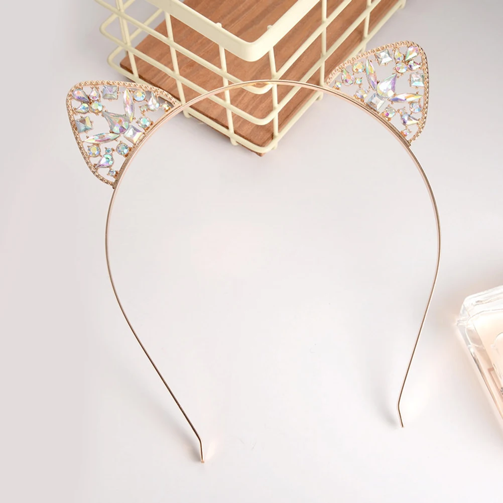 

3pcs Pointed Drill Hat Headband Cat Ears Hair Hoop Party Hairband Rabbit Girls Accessories Halloween Costume Carnival