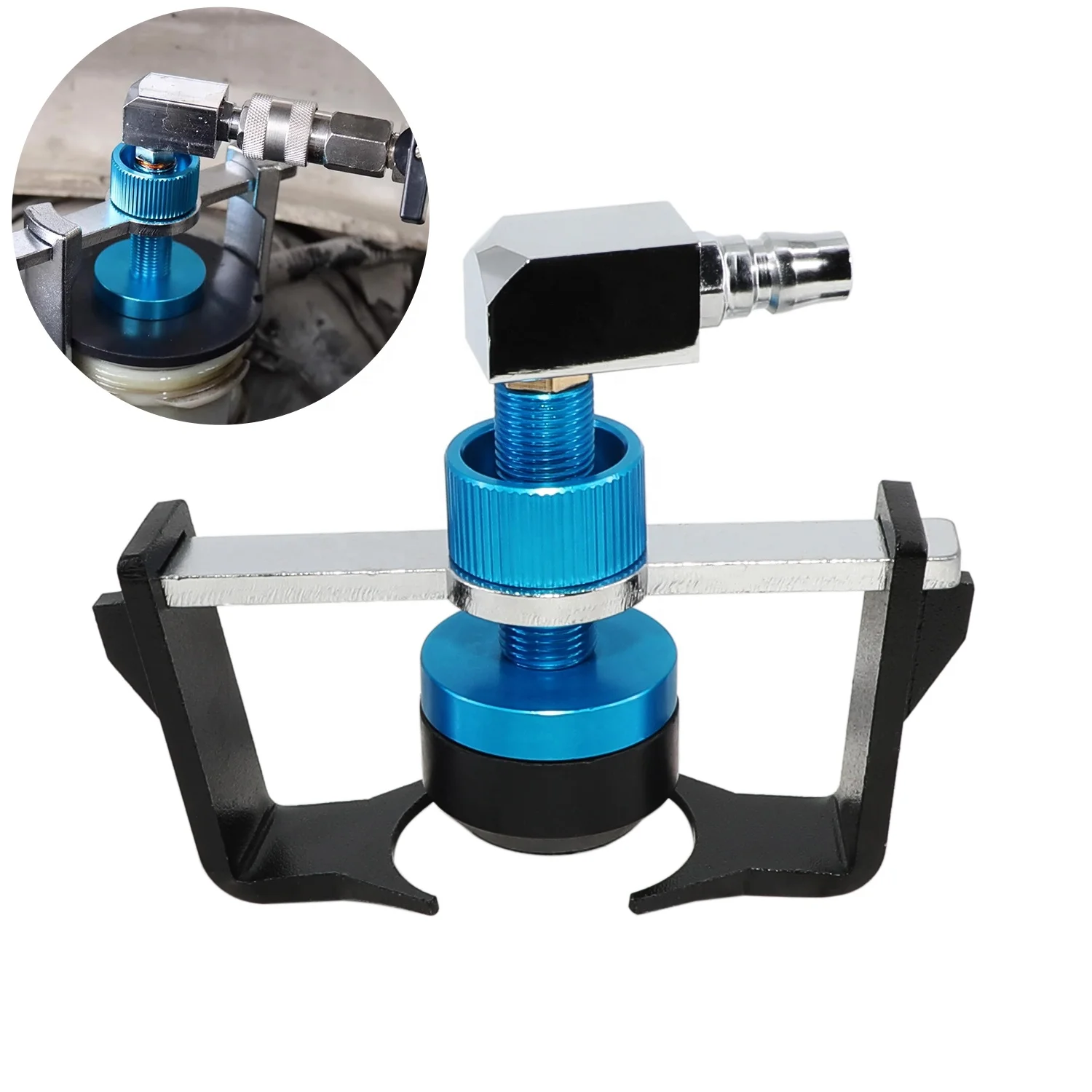Universal Pneumatic Pressure Bleeder Tool Set Brake and Clutch Bleeding System Tool Brake Clutch Oil Change Replacement Adapter