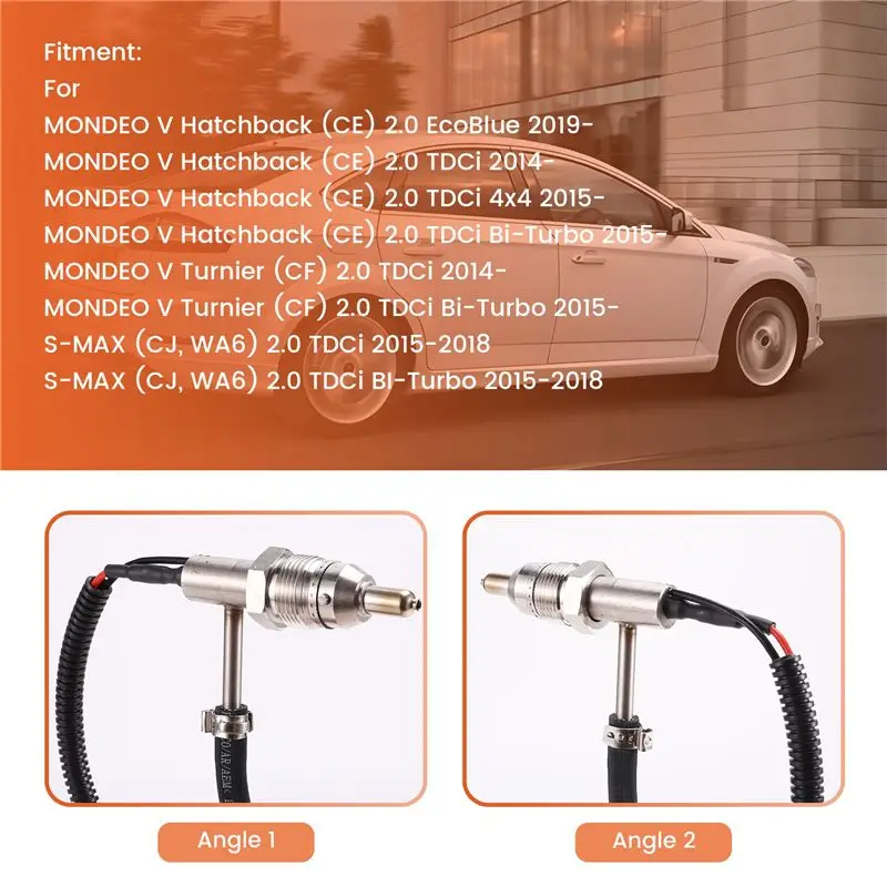1890231 E1G1-9T540-AD Fuel Vapour Valve Fuel Vaporiser Exhaust Temperature Sensor For Mondeo V Hatchback Turnier S-MAX