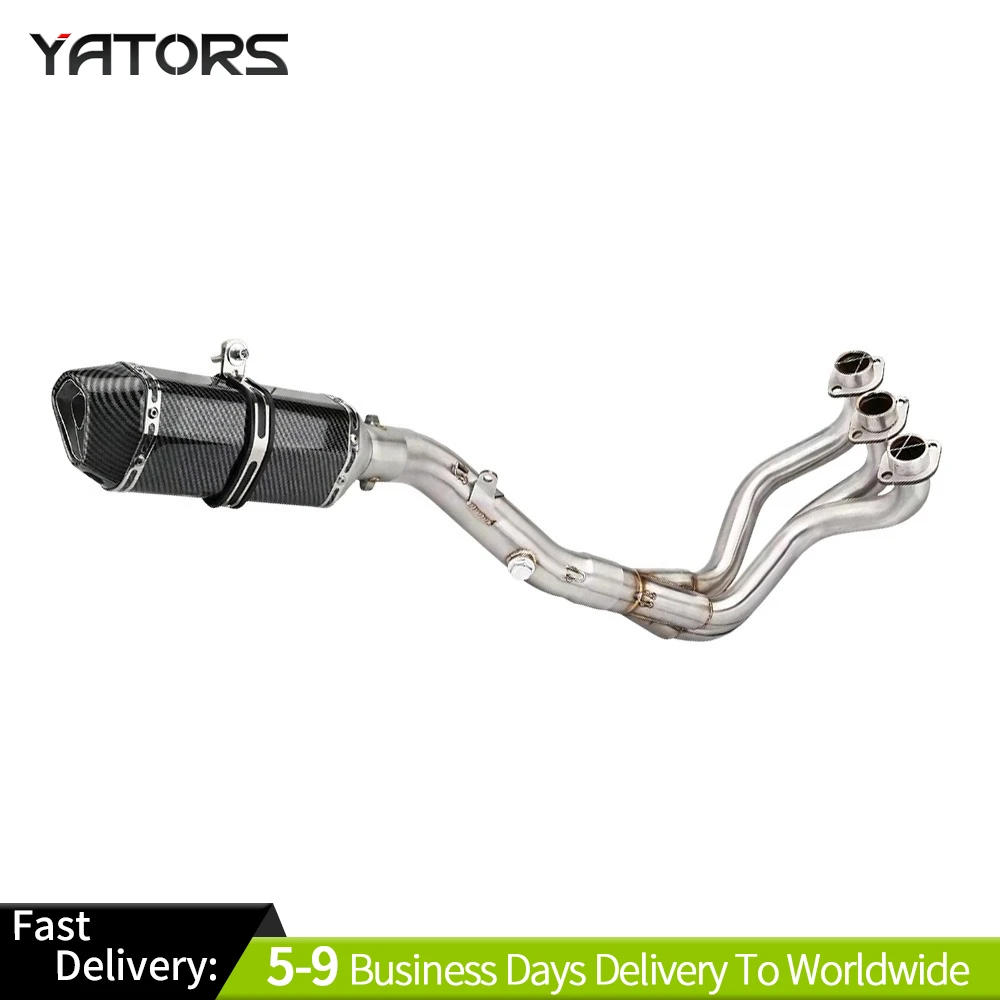 

For Yamaha MT-09 FZ09 FJ09 XSR 900 14-20 Exhaust Pipe With Header Pipe Muffler Exhaust Systems