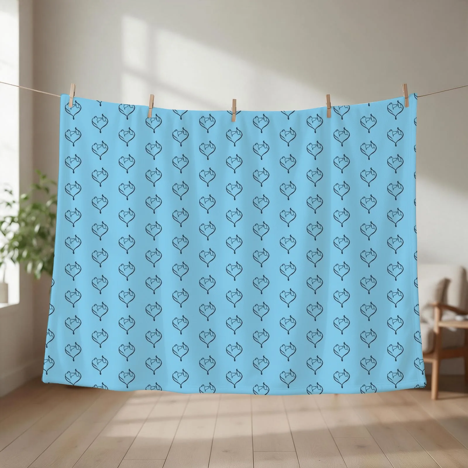 Sheltie Love Female Throw Blanket couch cozy soft plush fuzzy picnic outdoor blanket