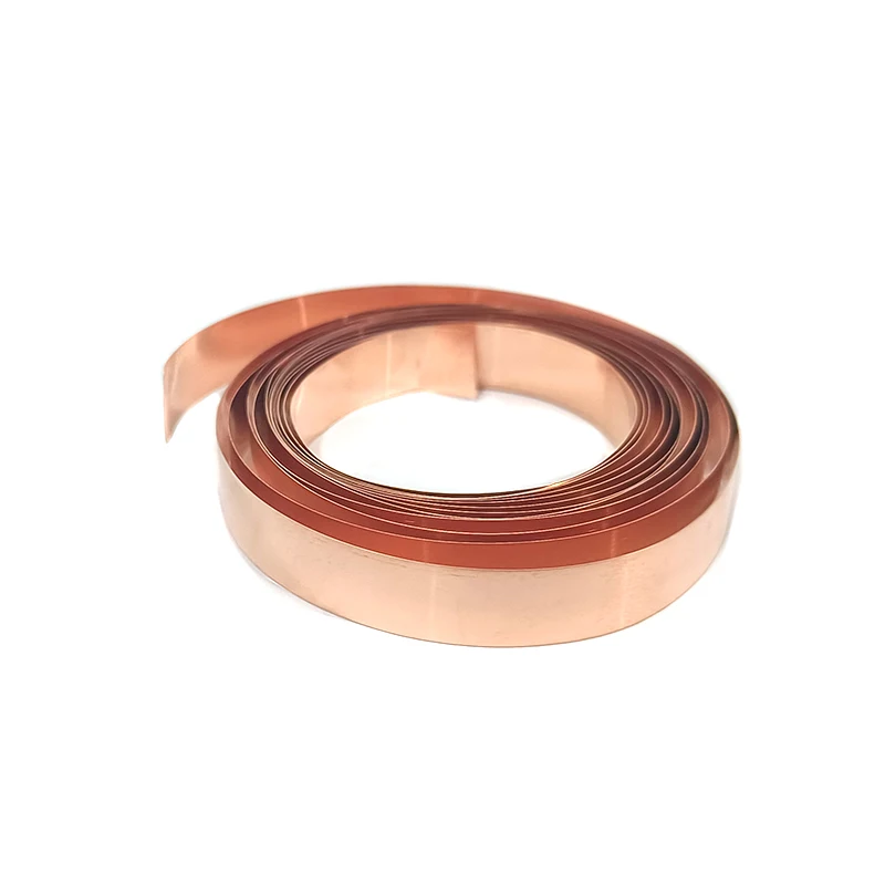 1Meter 0.1/0.15/0.2/0.3mm 18650 Copper Strip Connector 0.2x10mm T2 Cu Strips For 21700 32650 Li-ion Battery Welding