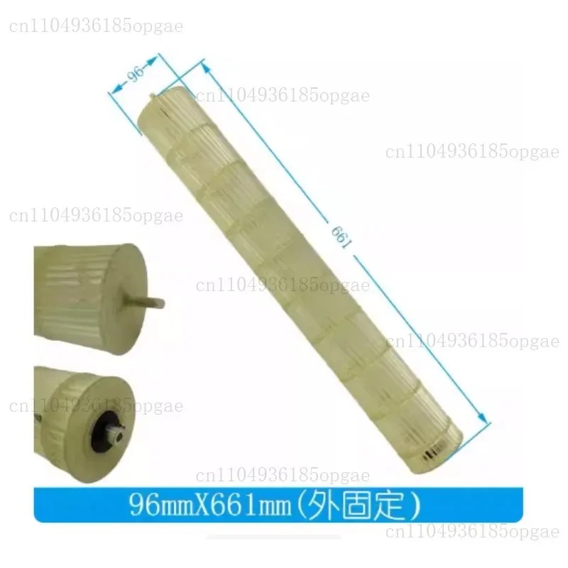 1-1.5 2-3P Air Conditioner On-hook Air Duct Machine Wind Wheel Indoor Fan Blade Cross Flow Fan Blade Guide Wheel Shaft