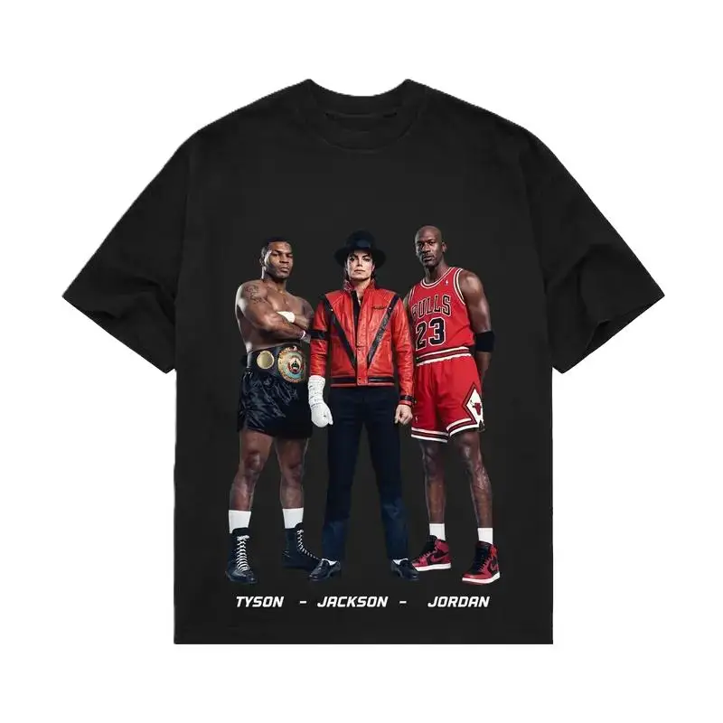 The Greatest Mike’s T-Shirt, JTJ Three of Mike Tee, Like Mike Goat Unisex Graphic Crewneck Cotton, Perfect Gift for Men and Women, Menswear