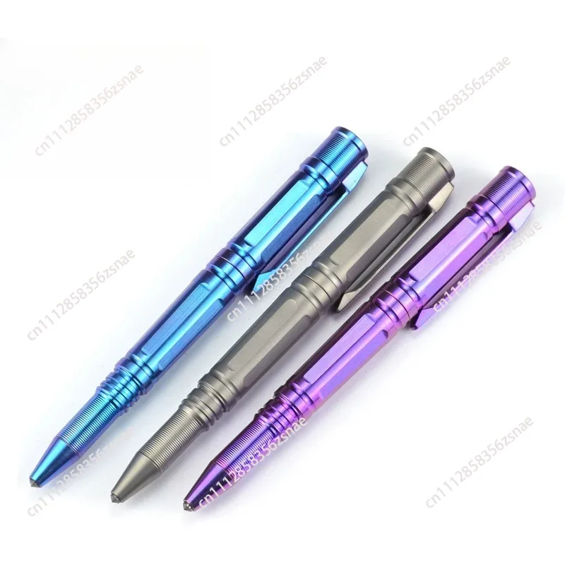 Titanium alloy tactical pen, self-defense tools, high-end gift-giving Jiapin signature pen edc toy gift