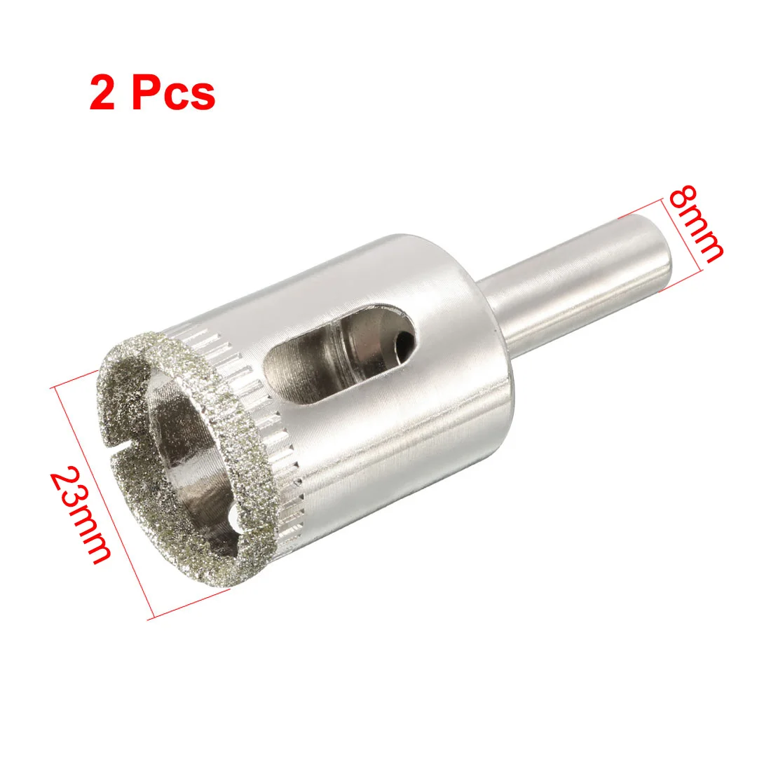 2 قطعة 23 مللي متر الماس المغلفة هول المنشار لقمة ثقب للزجاج سيراميك الرخام الصخور زجاجات البورسلين الأواني الطوب