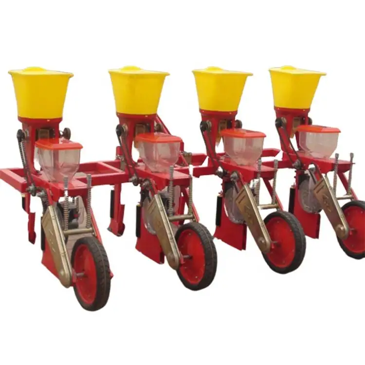 4 Row Corn Precision Planter with Adjustable Spacing, Efficient Seed Distribution