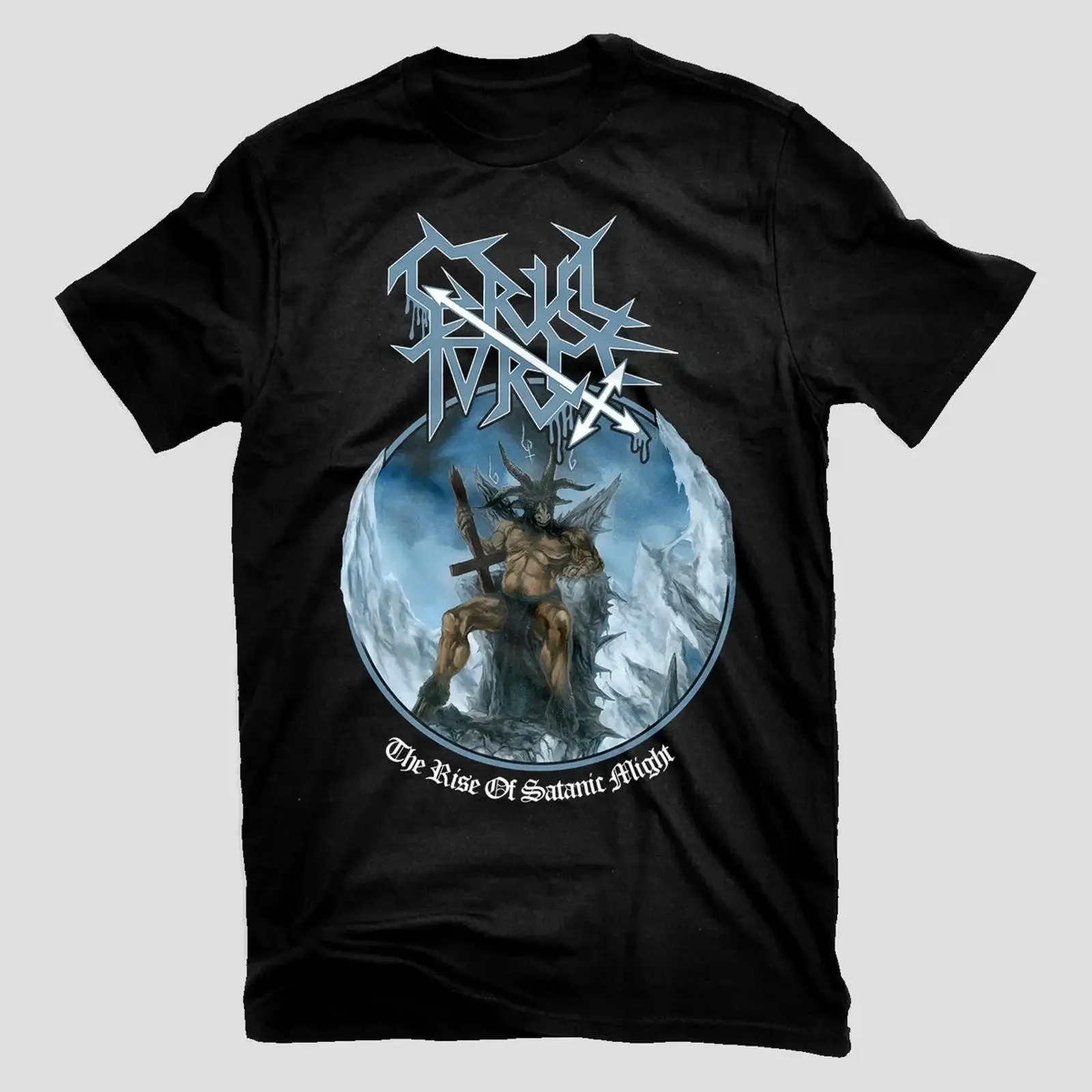 New Cruel Force The Right of Satanic Might S 4XL Unise T Shirt vintage Washed Casual Comfortable Slightly streetwear