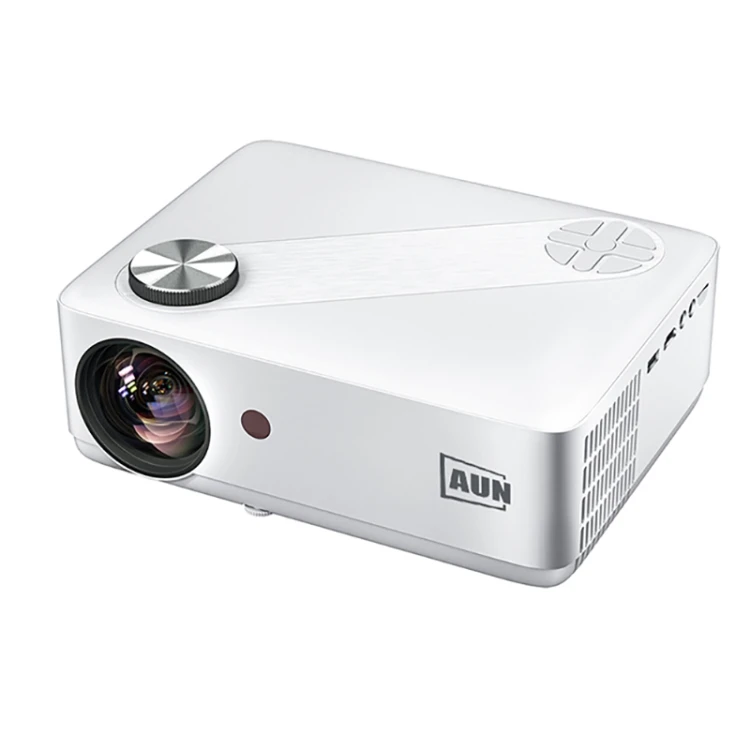 AUN Full HD Projector AKEY8 , 1920x1080P, 6000 Lumens Decoding, LED Projector For Home Cinema, 3D Beamer