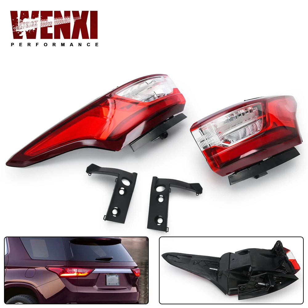 

LED Outer Tail Light Rear Lamp Assembly Compatible with Chevy Traverse 18-21 Left Driver Side 84618033