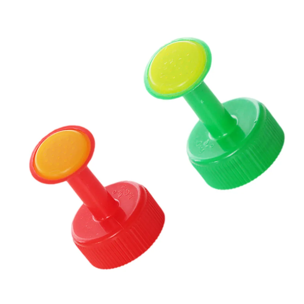 2Pcs Household Portable Watering Flower Nozzle Premium Plastic Universal Gardening Tool for 300Ml-3L Bottles Controlled Flow