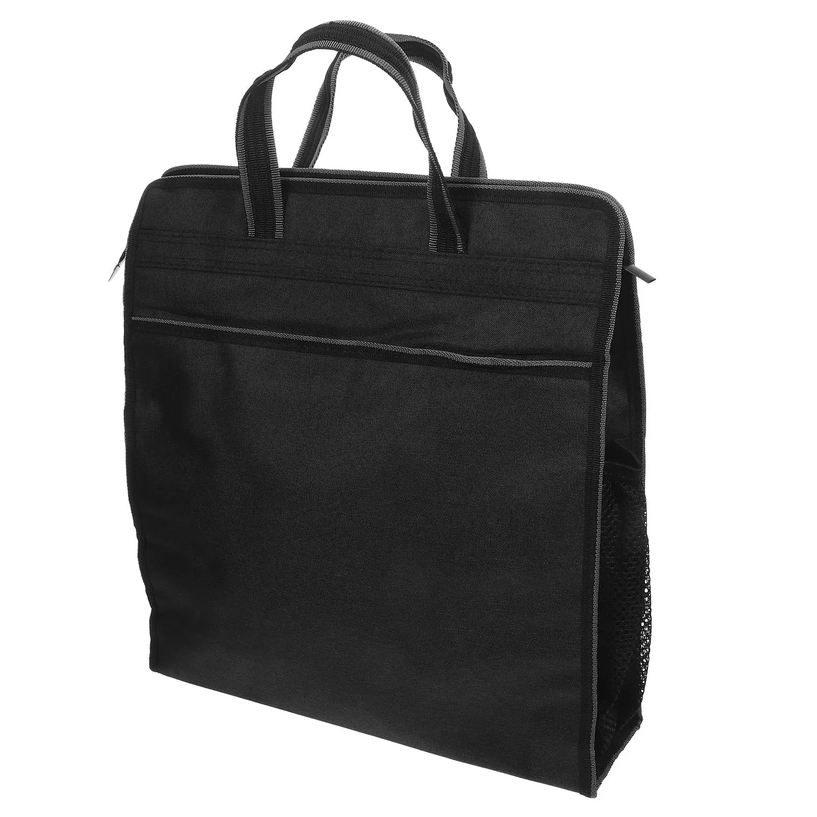 Business Briefcase Document Holder Folder Oxford Cloth Material Top Handle Portable File Organizer Bag for Office Meetings