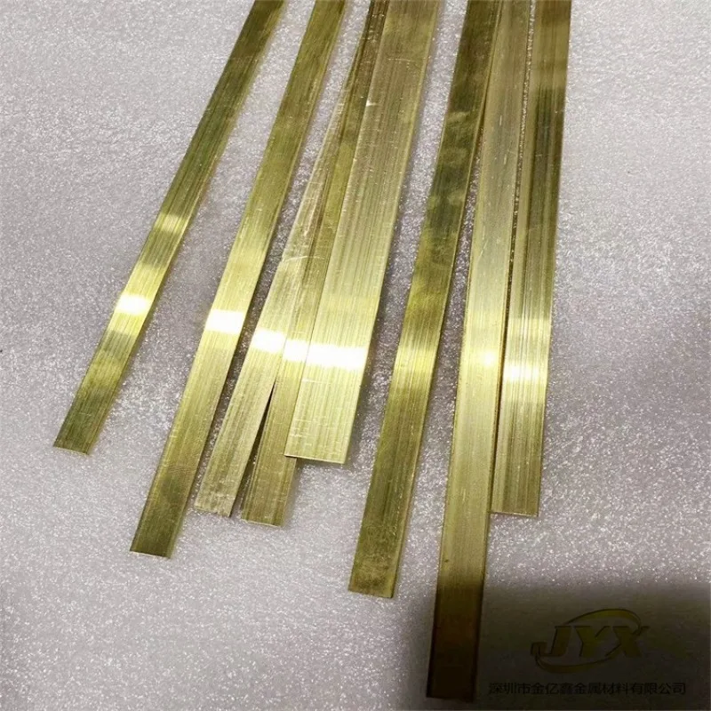 

H59 Brass Flat Bar 2mm 3mm Thickness 5mm-20mm Width Pure Solid Metal Plate 495mm Length