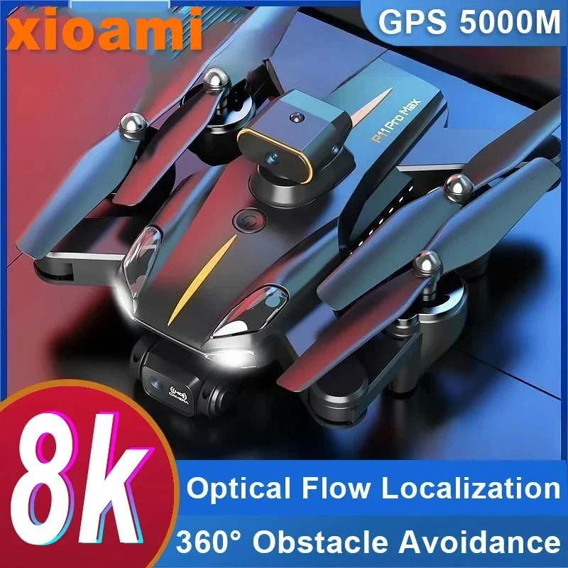 For Xiaomi P11S Drone 8K HD Camera Obstacle Avoidance Mini Aerial Photography Helicopter Professional Foldable Quadcopter