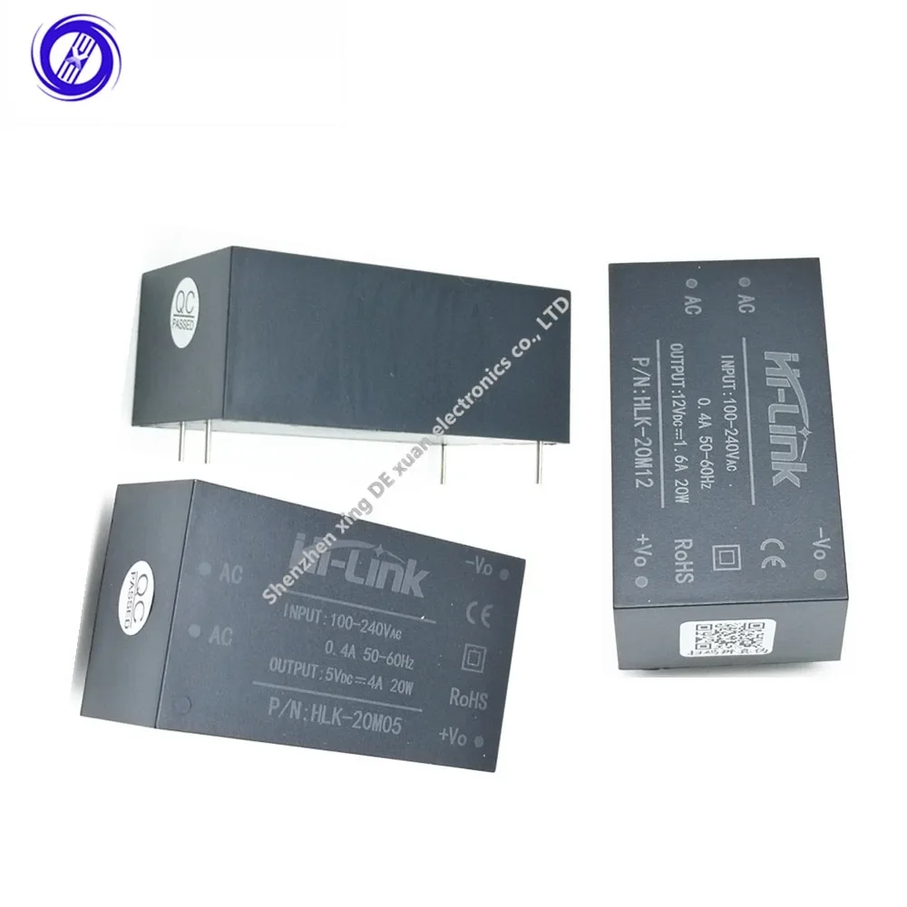 Mini Isolation Switch AC-DC 20W Power Supply Module AC to DC 220V to 5V 9V 12V 24V HLK-20M05  20M09  20M12 20M24