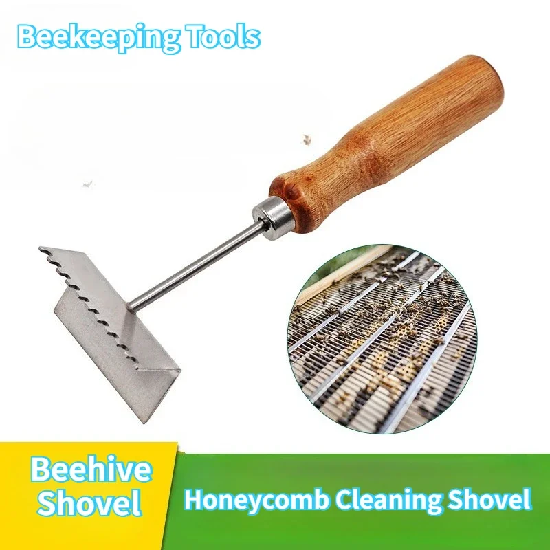 Bee Hive Cleaner Honey Shove Queen Excluder Cleaning Shovel Beekeeper Scraper Nest Frame Beehive Supplies Beekeeping Tools
