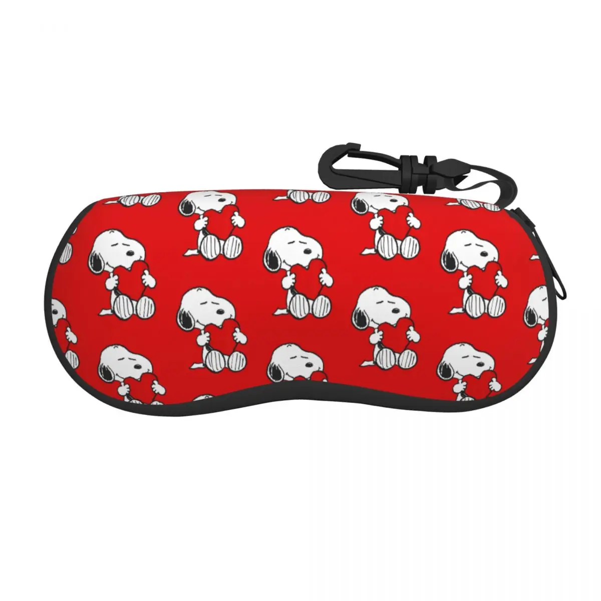 Valentine Snoopy Hugging Heart Glasses Case Travel Cartoon Glasses Storage Box Charming Glasses Box