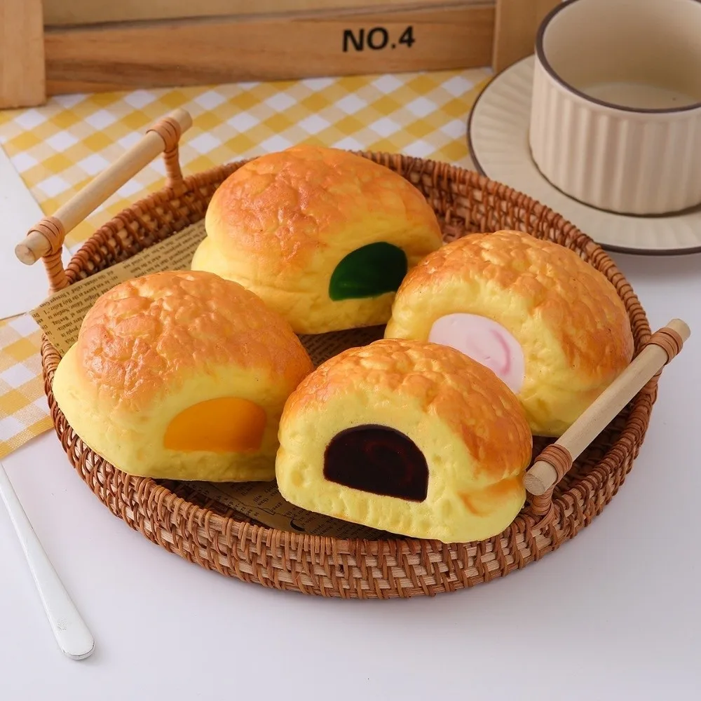 Soft Simulation Bread Slow Rebound Bread Stress Relief Window Decoration Simulation Puffs Color Puffs Squeeze Toy