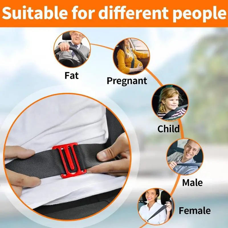 Seat Belt Adjuster Buckle Positioner For Car Seat Belt Universal Shoulder Neck Strap Positioner Improve Driving Comfort For