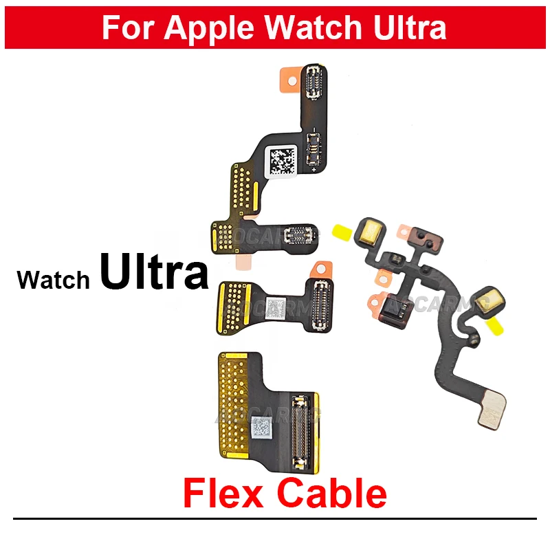 

LCD Connector Flex Mic Crown Bluetooth Small Board Battery Connection Flex Cable Replacement Parts For Apple Watch Ultra 49mm