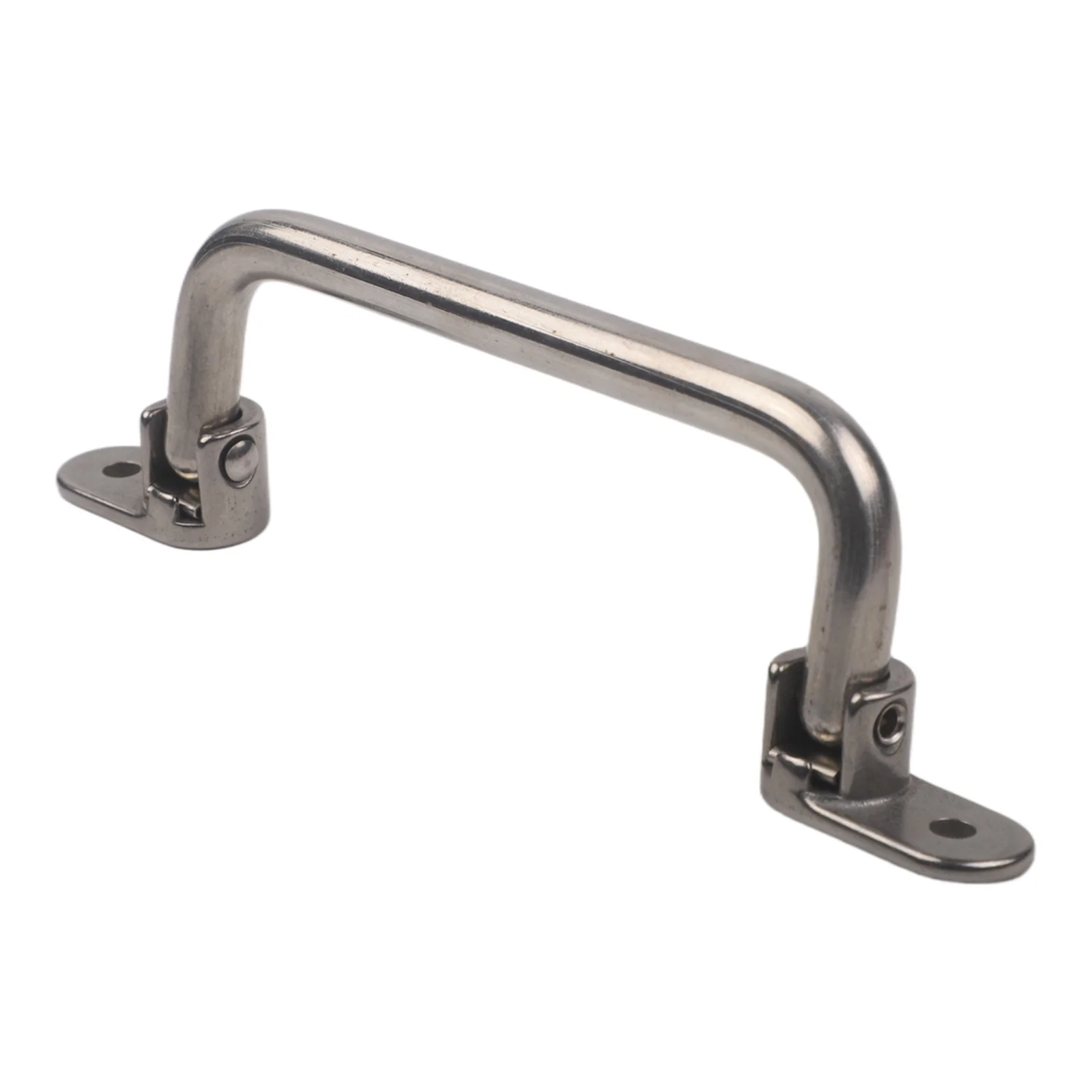 1PCS 304 Stainless Steel Folding Handle 138mm/158mm Hole Distance Heavy-duty External Spring-loaded Handle For Equipment Cases