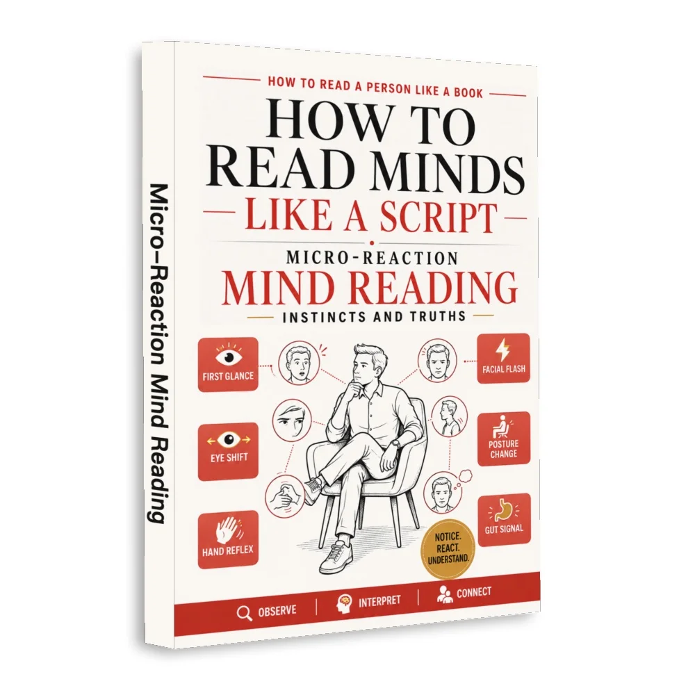 Read People Like a Script: Micro-Reactions, Guide to Instinctive Social Cues, Eye Changes, Gestures and Body Language