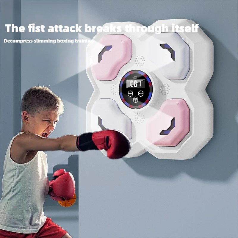 Children's intelligent music electronic boxing machine  training equipment home fighting boxing wall target