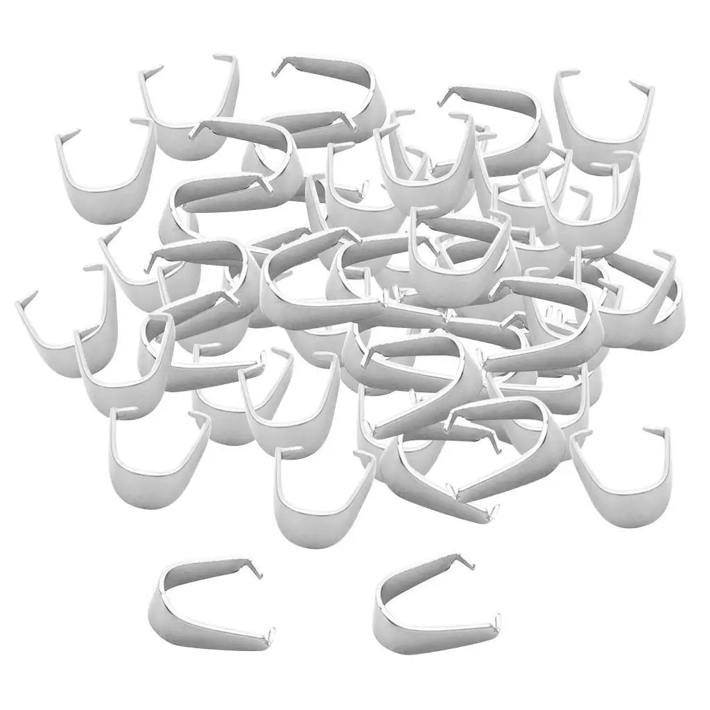 Necklace Connector Stainless Steel Jewelry Making Findings for Attaching Beads Crystals Gemstones Pendants
