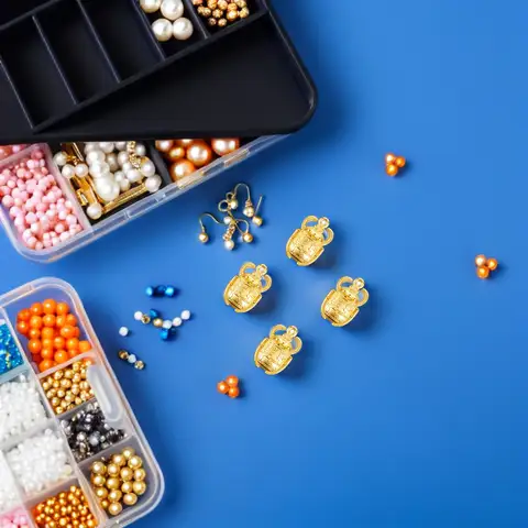 25 Pcs Keychain Egyptian Beetle Keychains DIY Pendants for Necklaces Golden Scarab Jewelry