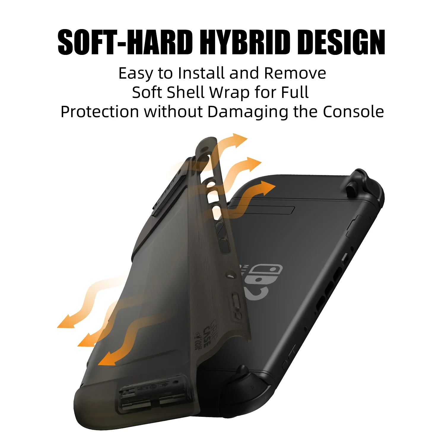 Savage Raven firmy Skull & Co. GripCase z wymiennym ergonomicznym etui ochronnym GripCase do Nintendo Switch 2 — zdjęcie produktu 5