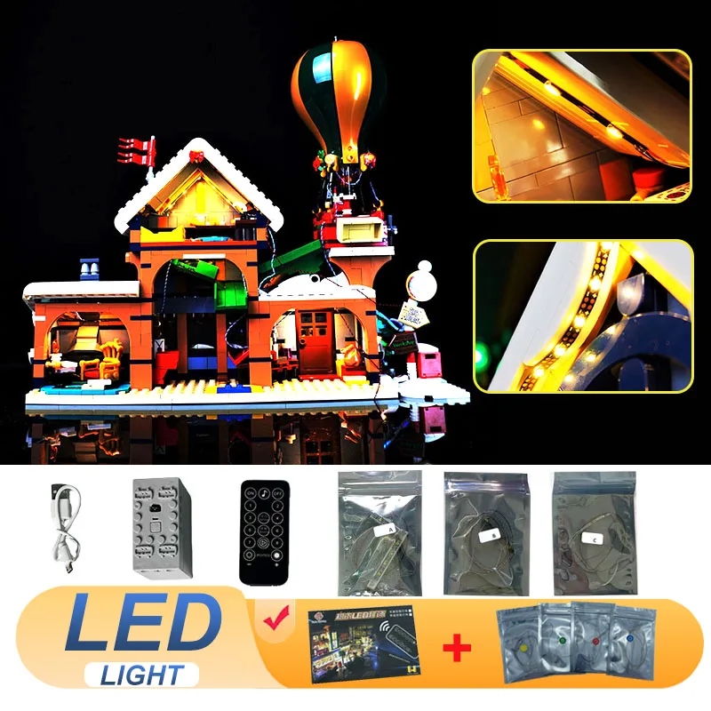 

LED Light Kit For LEGO 10339 Santa's Post Office Lamp Toys Christmas Gift (Not Include Building Blocks Bricks Kits Sets Model)