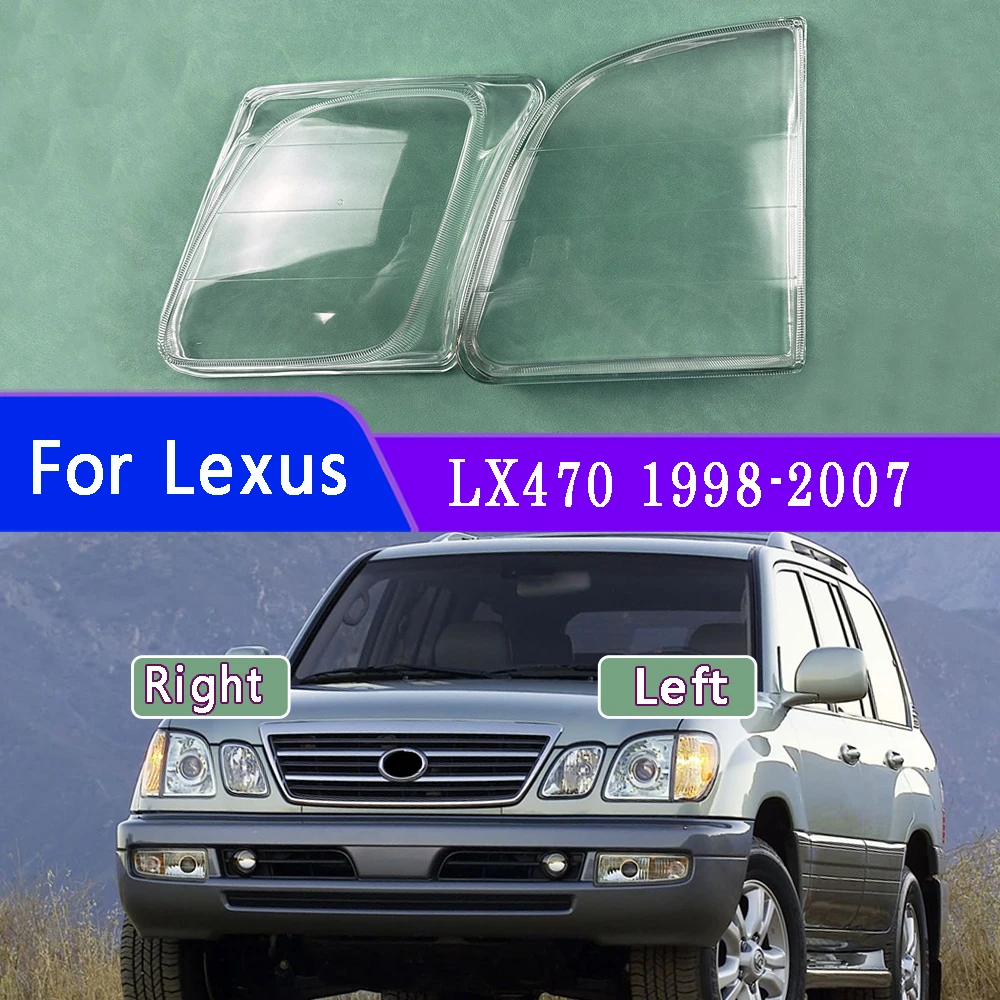 

Lampshade Headlamp Shell For Lexus LX470 1998-2007 Lampmask Headlight Cover Transparent Shade Lens Mask Plexiglass