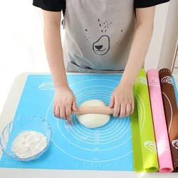 Silicone Baking Mat Kneading Dough Mat Pizza Cake Sheet Liner Kitchen Cooking Grill Gadgets Bakeware Table Mats Pad Pastry Tools