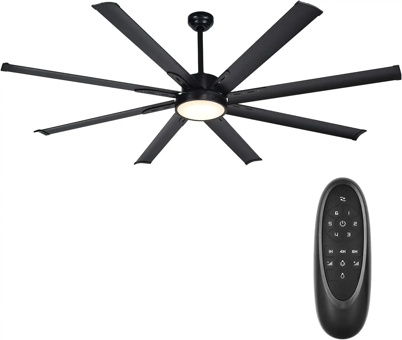 

ETL Listed Damp Rated Indoor or Covered Outdoor Ceiling Fans for Living Room Basement Sunroom Porch Patio