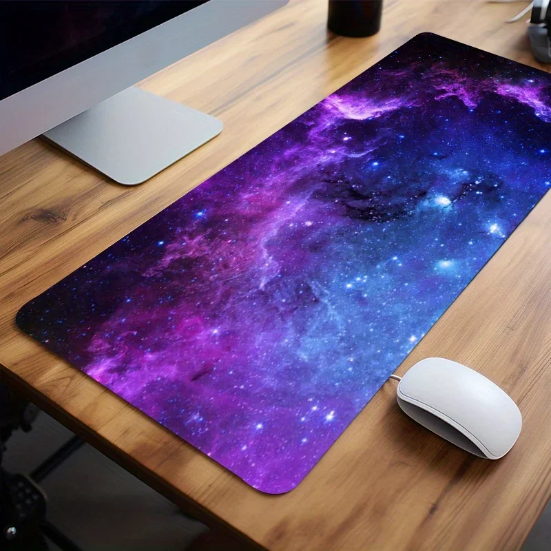 아스트랄 게이밍 마우스 패드 대형 마우스 패드 책상용 마우스 패드 가정용 사무실용 게이밍 블루 갤럭시 사무용품 최저가 상품