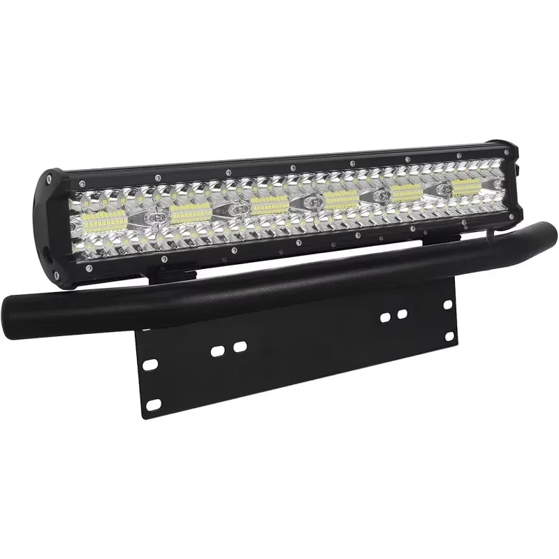 

Для экскаватора 17-дюймовый светодиодный рабочий светильник мощностью 360 Вт с монтажным кронштейном на передней панели номерного знака Светодиодная фара