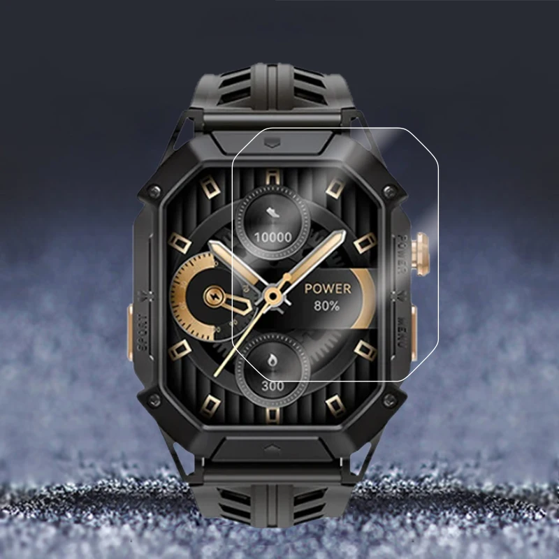 ساعة ذكية نحيفة لامعة فائقة الوضوح ، غشاء هيدروجيل من البولي يورثان الحراري الناعم البديل ، واقي الشاشة ، الزجاج غير المقسى ، هايلو حديد N1