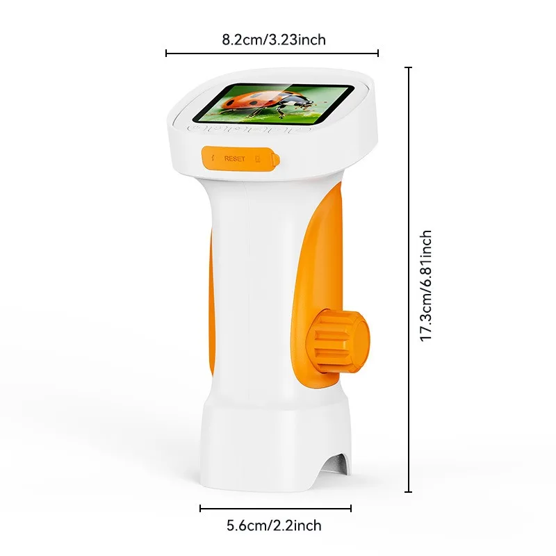 2.4 inch screen microscope 2 million high definition magnifying glass