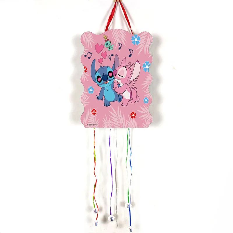 Disney Stitch Pinatas pour enfants, décorations de fête d'anniversaire, événements, faveurs, bricolage, ange, fournitures de douche pour bébé, cadeaux, 1 pièce, lot