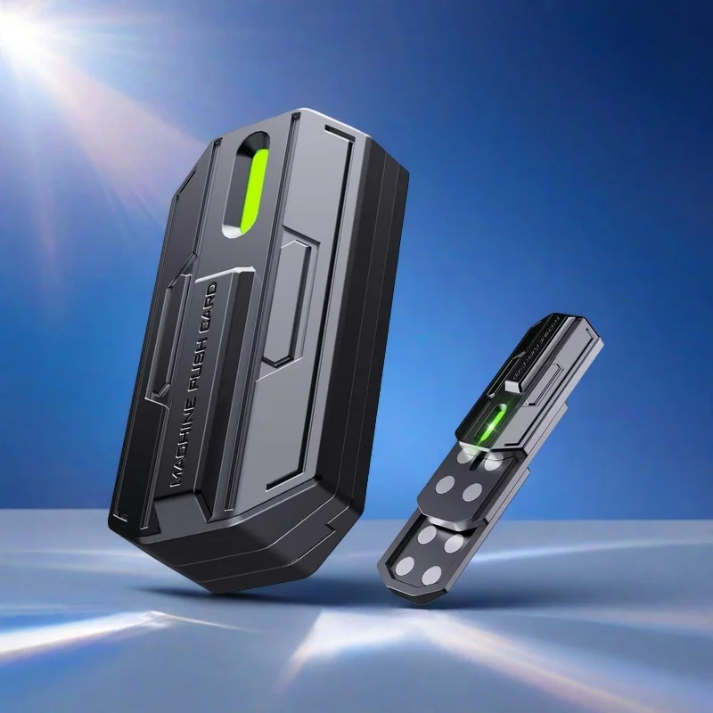 Magnetischer Push-Slider, 3-stufig, starke Festigkeit, Metall, EDC-Handspinner, Zappelspielzeug, Autismus, sensorisches Spielzeug, ADHS, Angst, Stressabbau