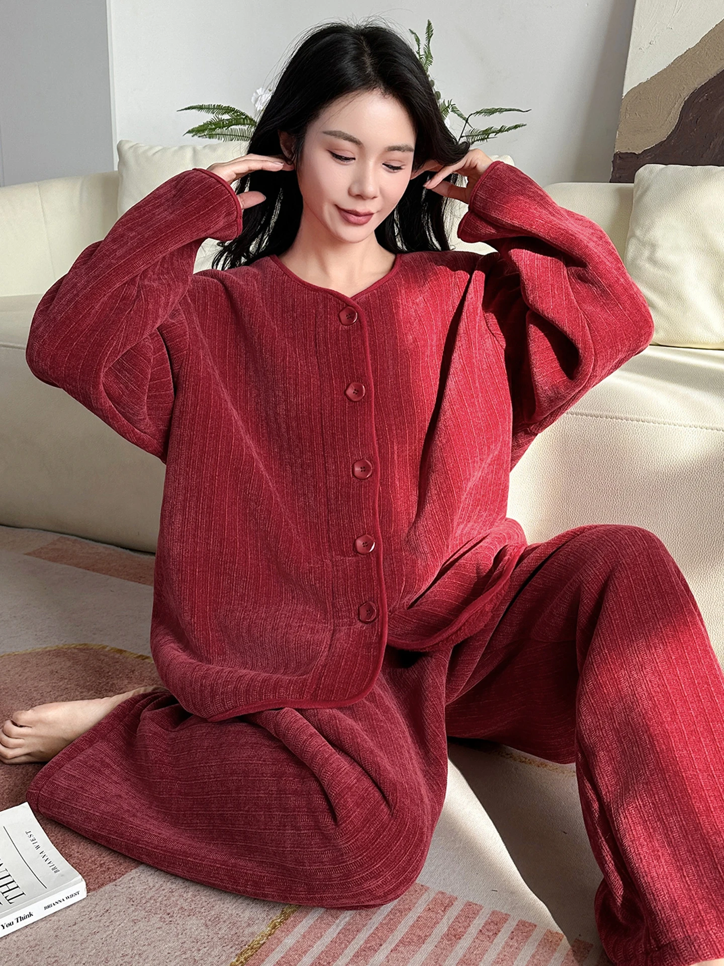 pyjama-coral-fce-grande-taille-pour-femme-ensemble-de-vetements-d'hiver-pour-la-maison-annee-rouge-peut-etre-porte-a-l'exterieur-conception-de-boutons-longs-sve
