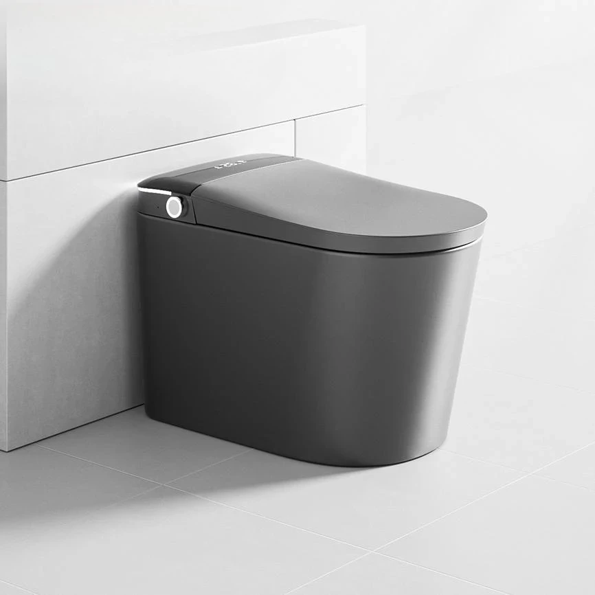 Top Quality Grey Color Black Colour Smart Toilet Bowl Bidet Smart Fragrance Toilet With Warm Water