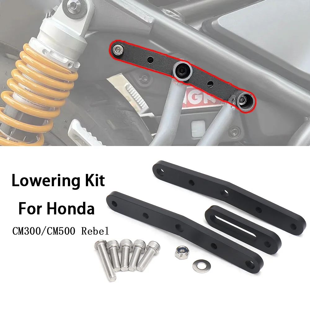 

Foot Peg Lowered 40mm/80mm For Honda CM300 CM500 Rebel CM 300 CM 500 New Motorcycle Passenger Footrest FootPeg Lowering Kit