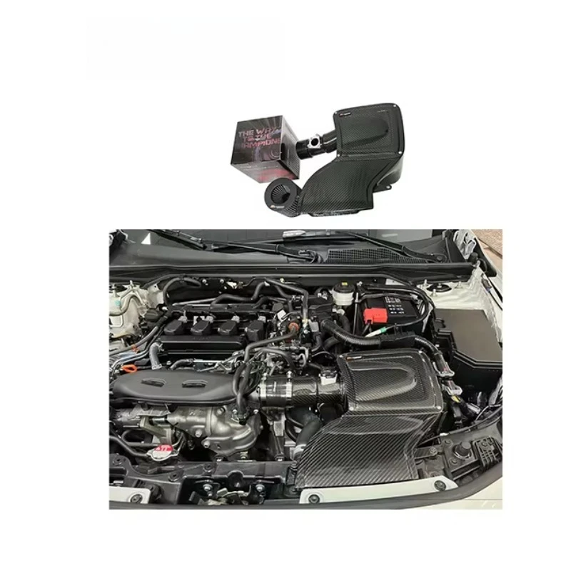 

Dedicated Fixed Position 100% Dry Carbon Fiber Cold Air Intake System for Civic 11th 1.5T 2022-UP