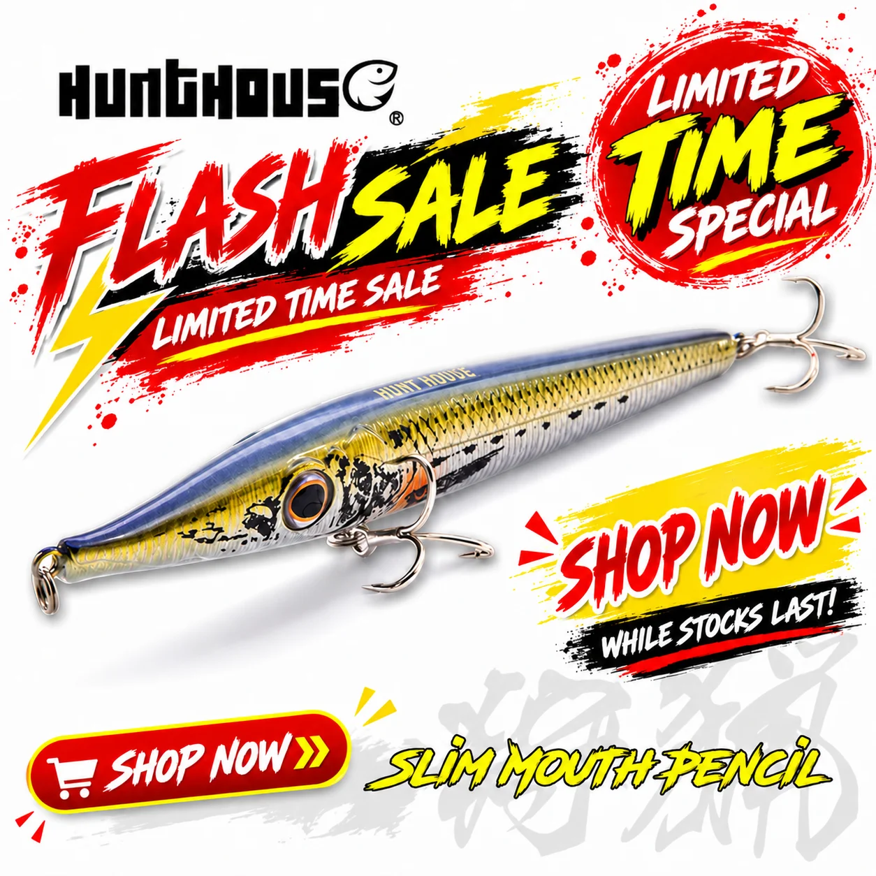 Hunting Quotes - Hunthouse 146mm19/35g İğne Zargana Yarım Uçlu
