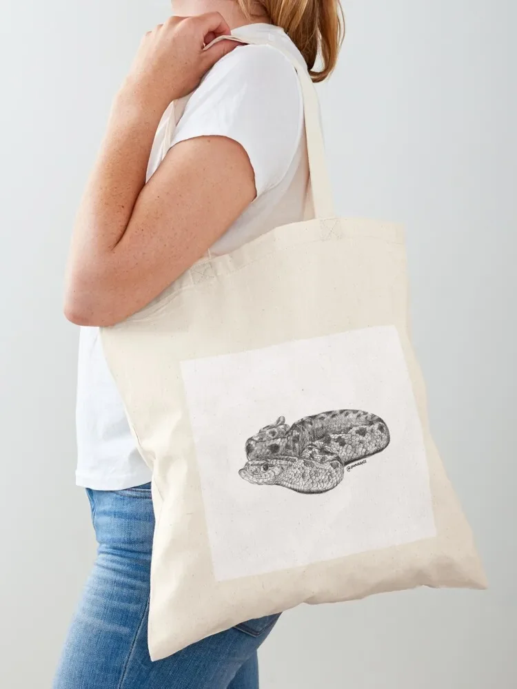 

Hognose snake Tote Bag bags woman 2025 Reusable bags Shopper handbag female bag
