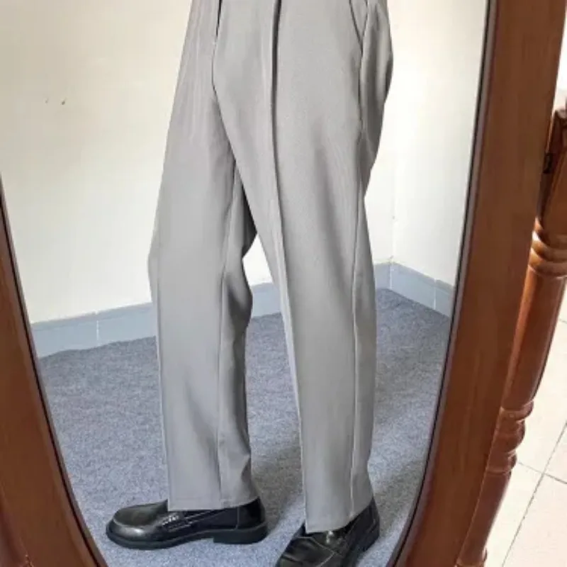 Men Japanese College Style DK Uniform Two Piece Set Blazer And Trousers For Spring Autumn School Daily Wear