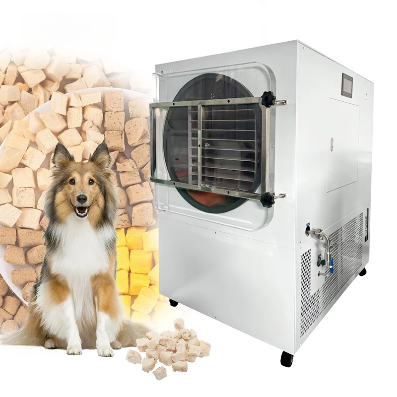 Sublimation Dryer For Seaweed & Aquatic Products HFD-50 - 5㎡ Marine Lyophilizer, 9 Shelves